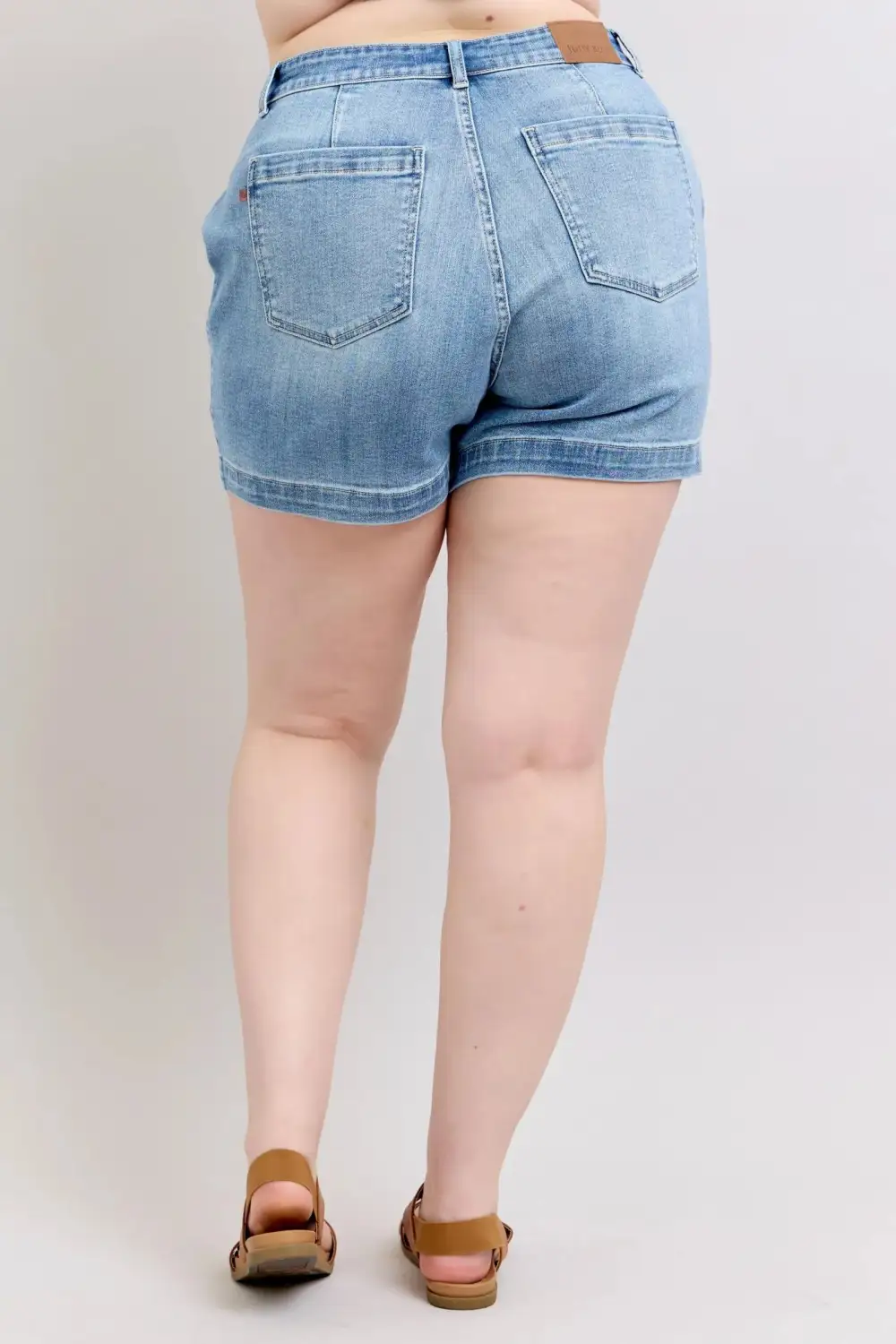 Comfort-Fit Denim Shorts