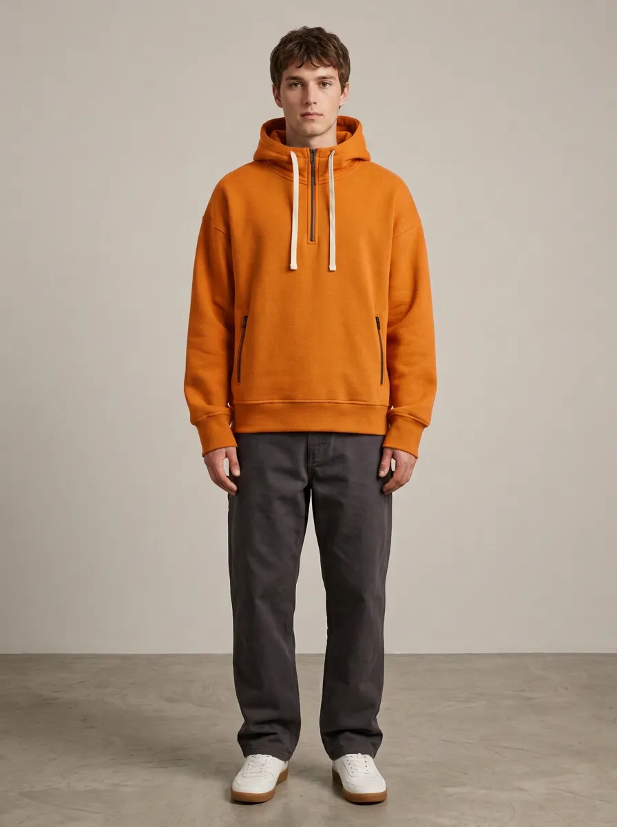 Unisex Casual Fit Hooded Sweatshirt