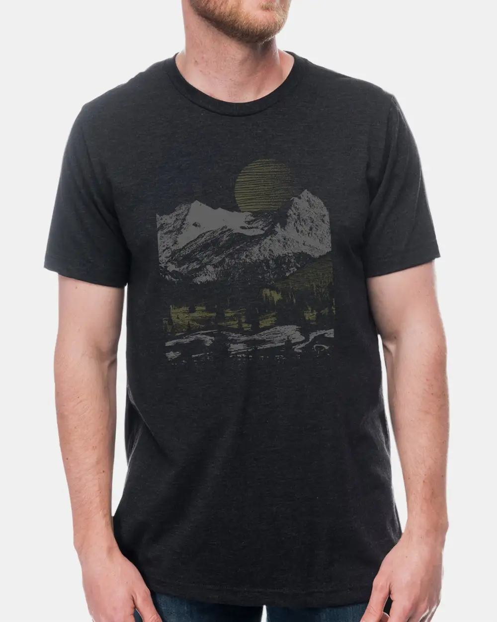 Duotone Mountain Graphic Tee