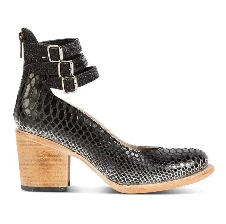  Block Heel Strap Shoes Apparel