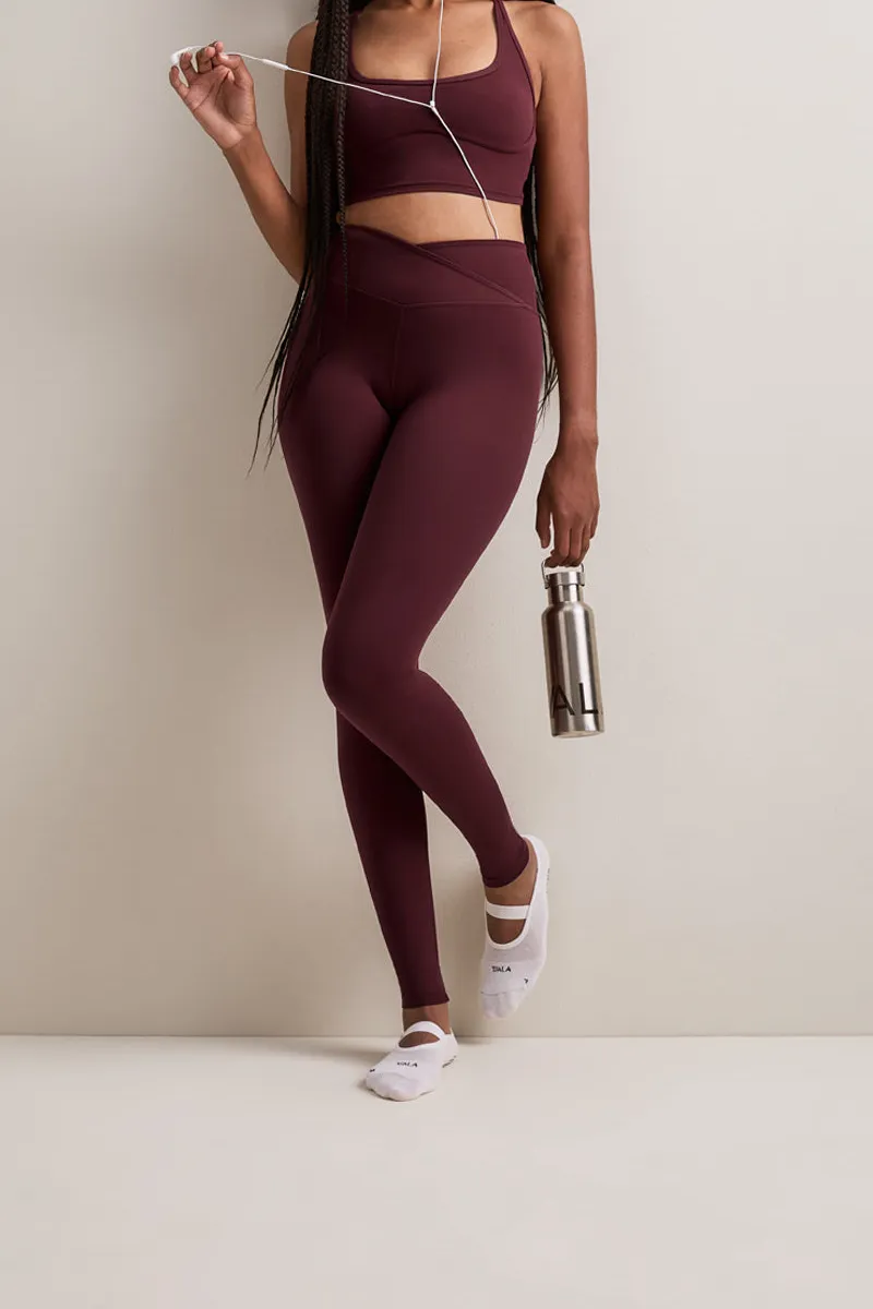 Agile Wrap Waist High Rise Leggings