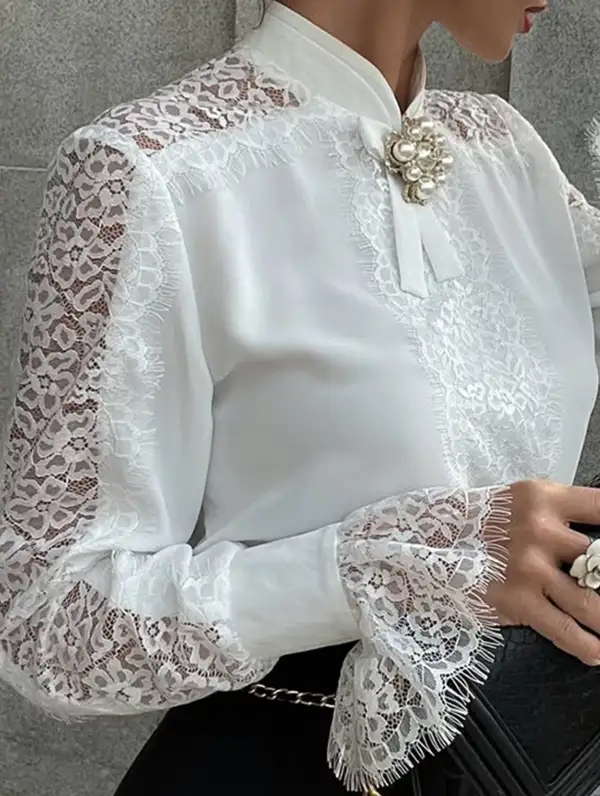 Lace Long Sleeve Top