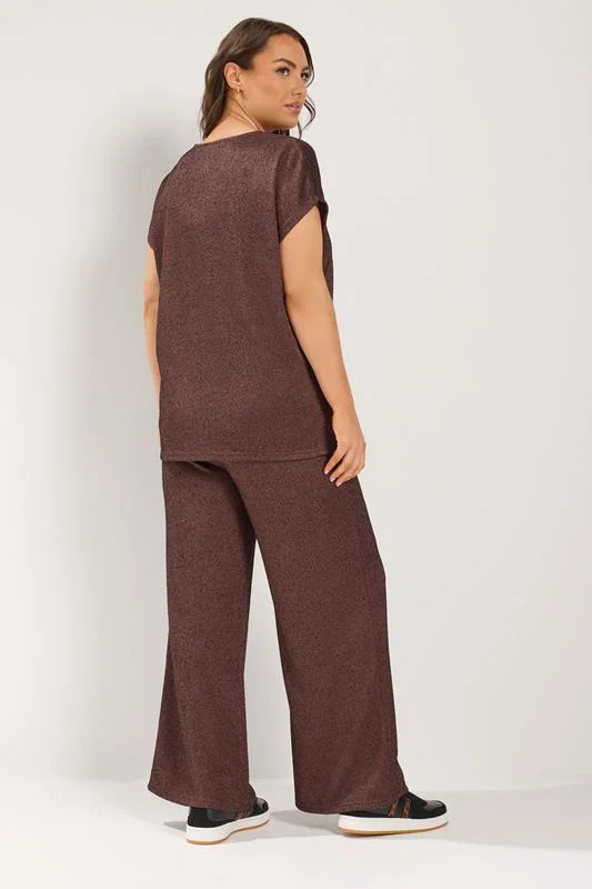 Chocolate Brown Trousers detail 2