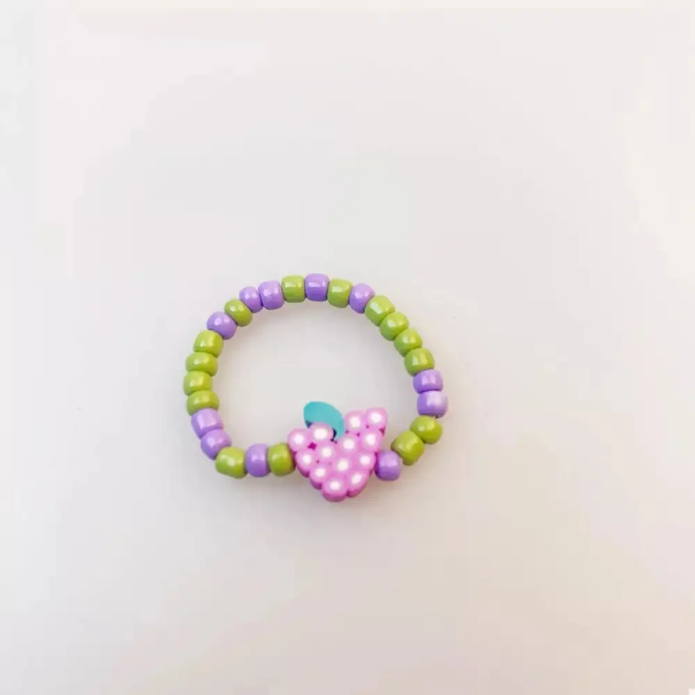 Fruit Charm Beaded Ring