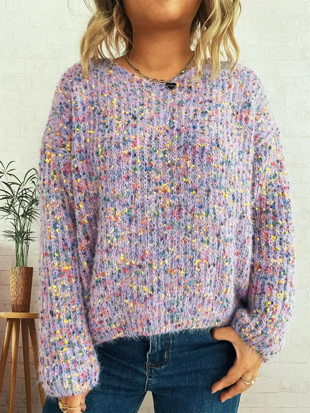 Modern Long Sleeve Everyday Sweater