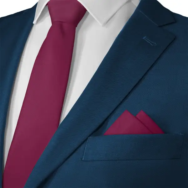Contemporary Smart Solid Pocket Square