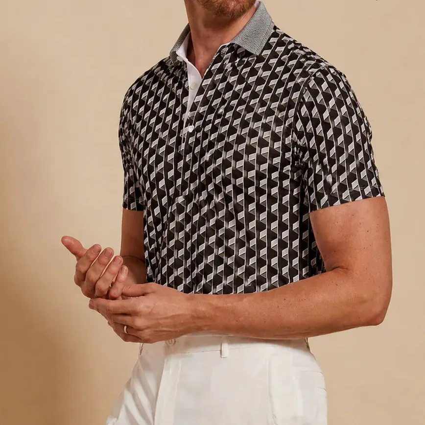 Casual Sport Short Sleeve Button Up Polo Shirt