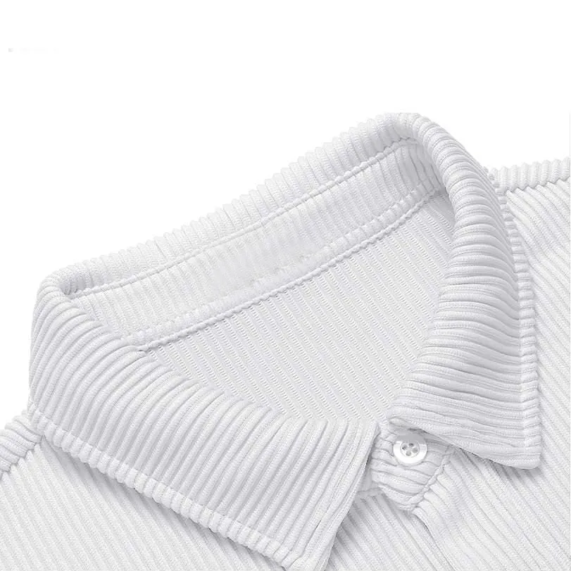 Structured Short Sleeve Button Front Shirt