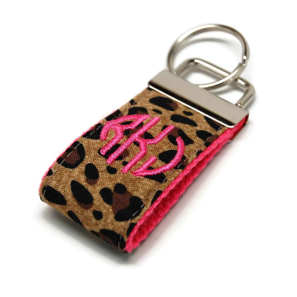 Leopard Print Easy Carry Keychain