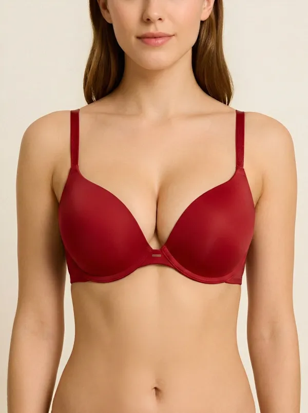 Women's Push-Up Underwire Seamless Contour-Cup Bra