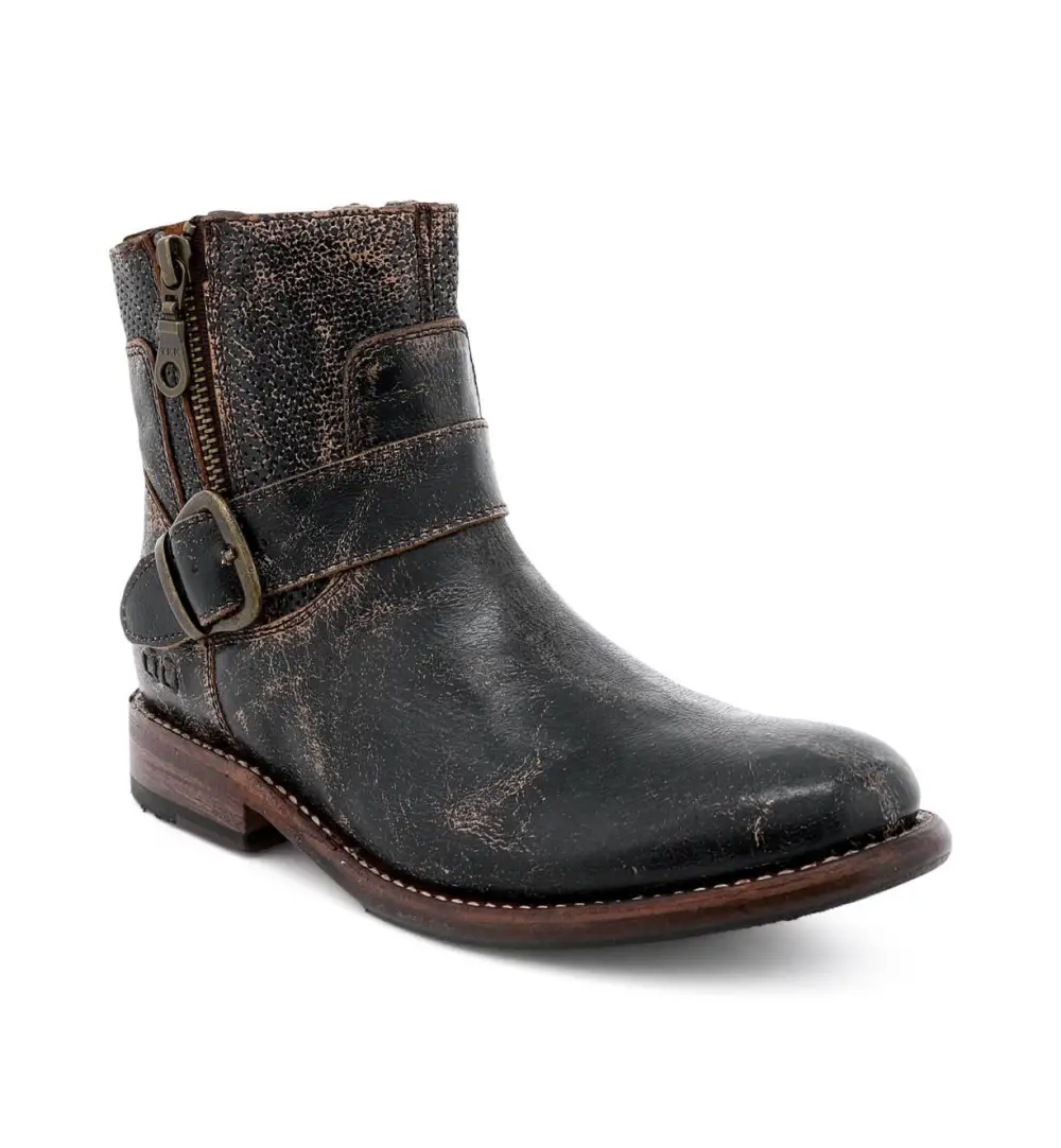Buckled Perforated Everyday Boots