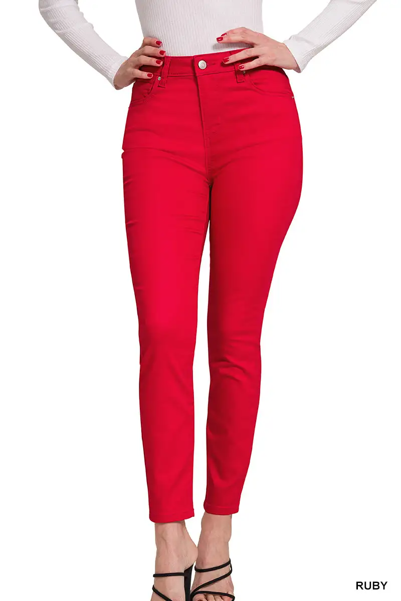 Signature High Rise Skinny Denim Pants