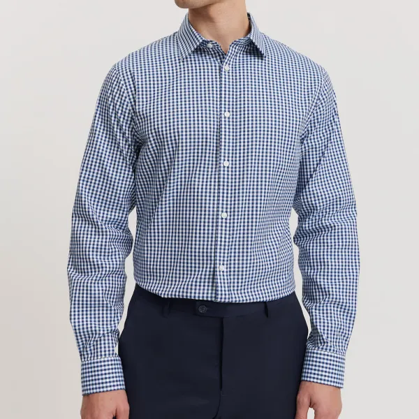Men's Gingham Slim Fit Shirt