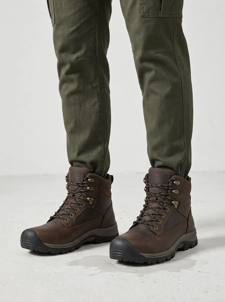 Men's Utility Waterproof Tactical Graphic Detail Work Boots
