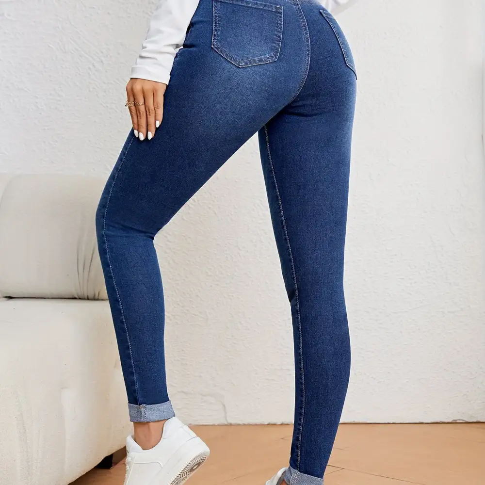 Cotton Slim Fit Denim Jeans