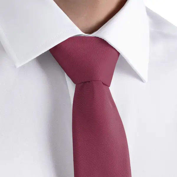 Artful Solid Motif Necktie
