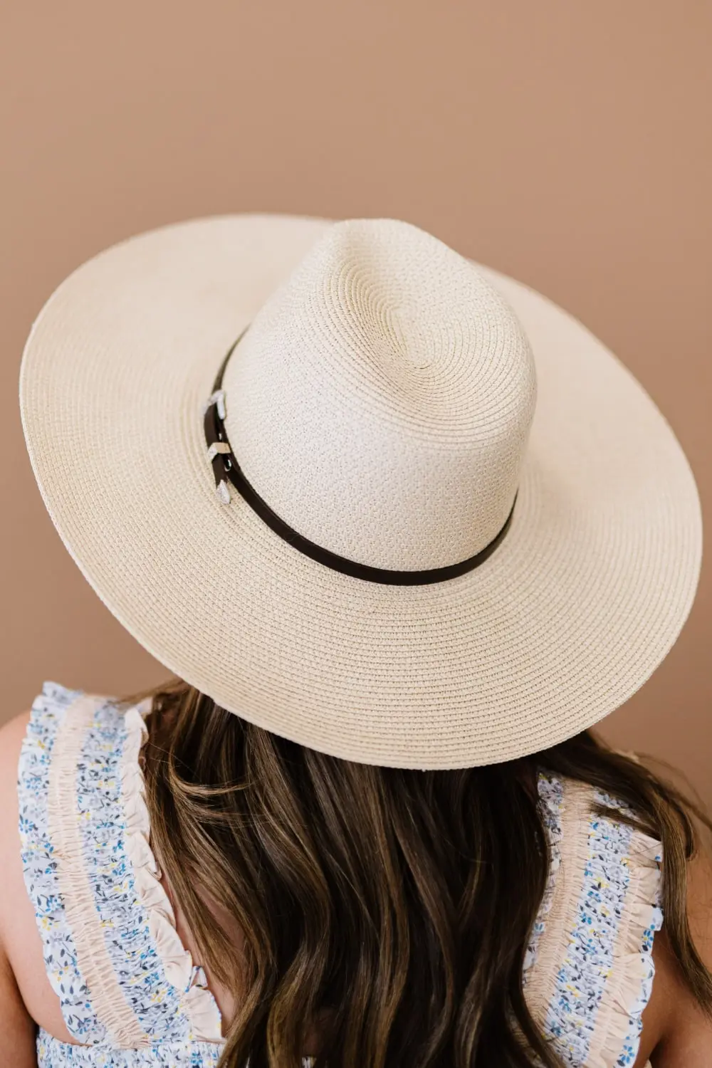 Braided Straw Tie Hat