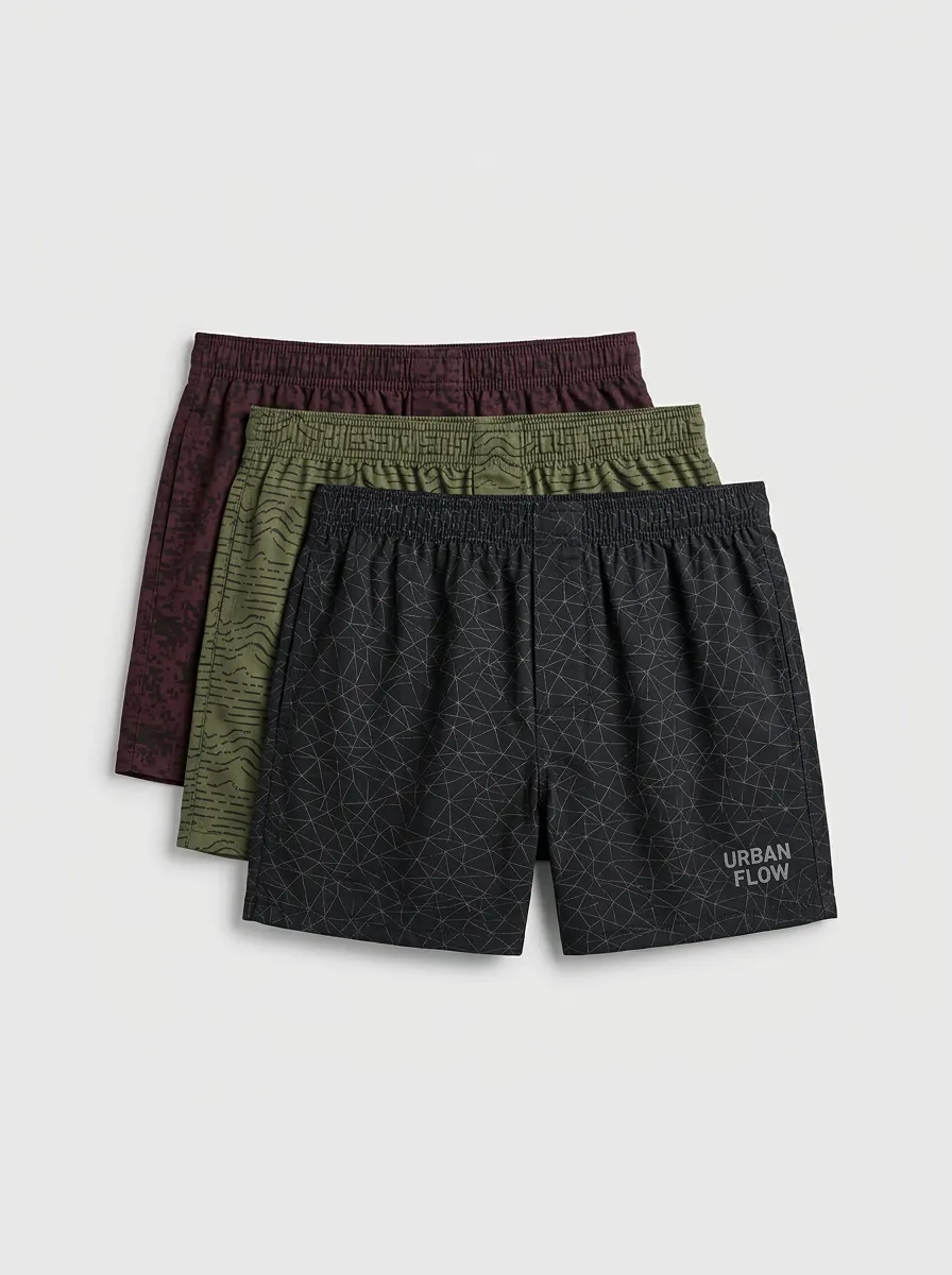 Graphic Geometric Boxer Set