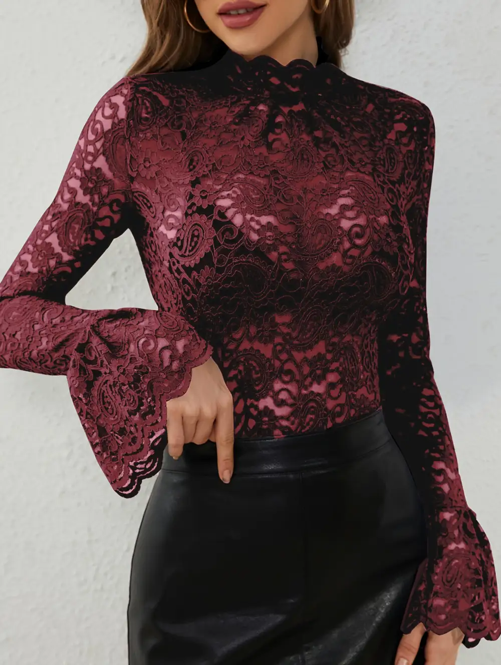 Everyday Lace Detail Blouse