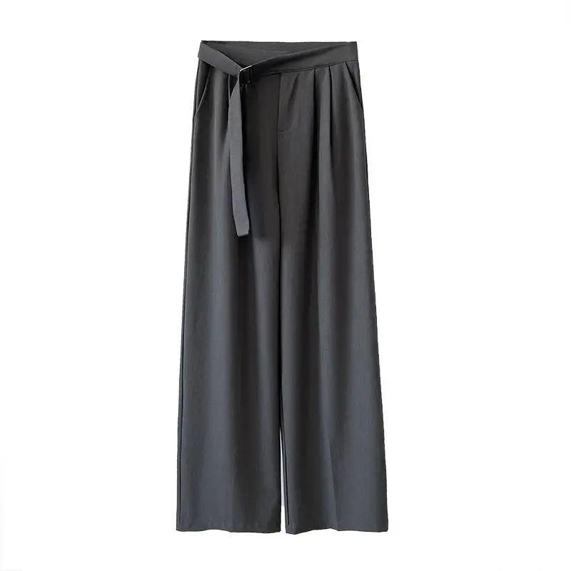 Loose High Waist Suit Pants