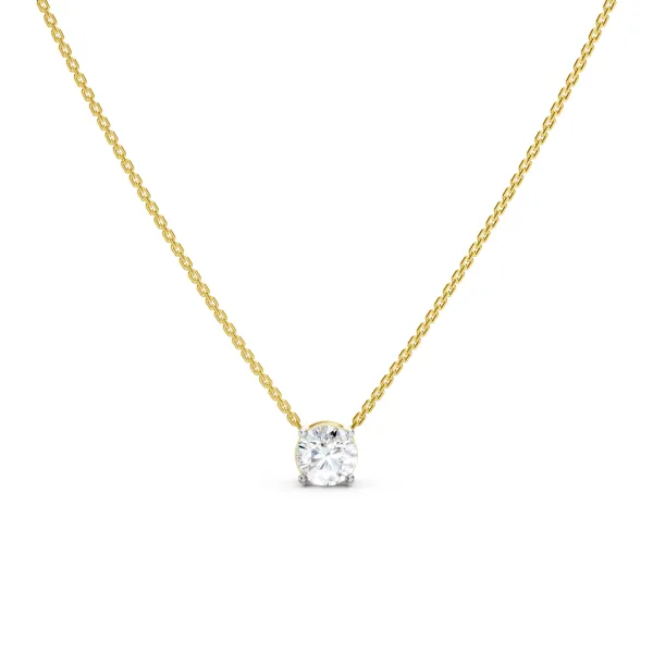 Dainty Solitaire Necklace