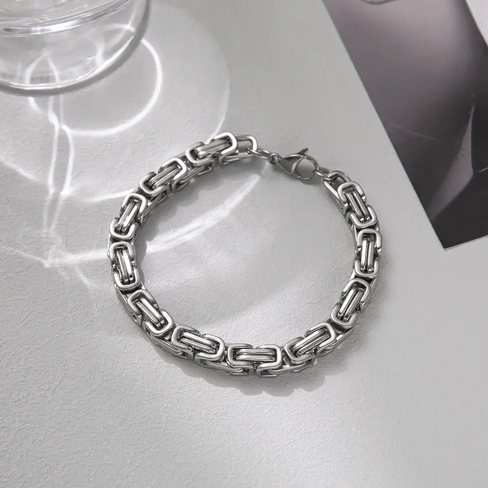 Decorative Stainless Steel Chain Statement Fashion Bracelet
