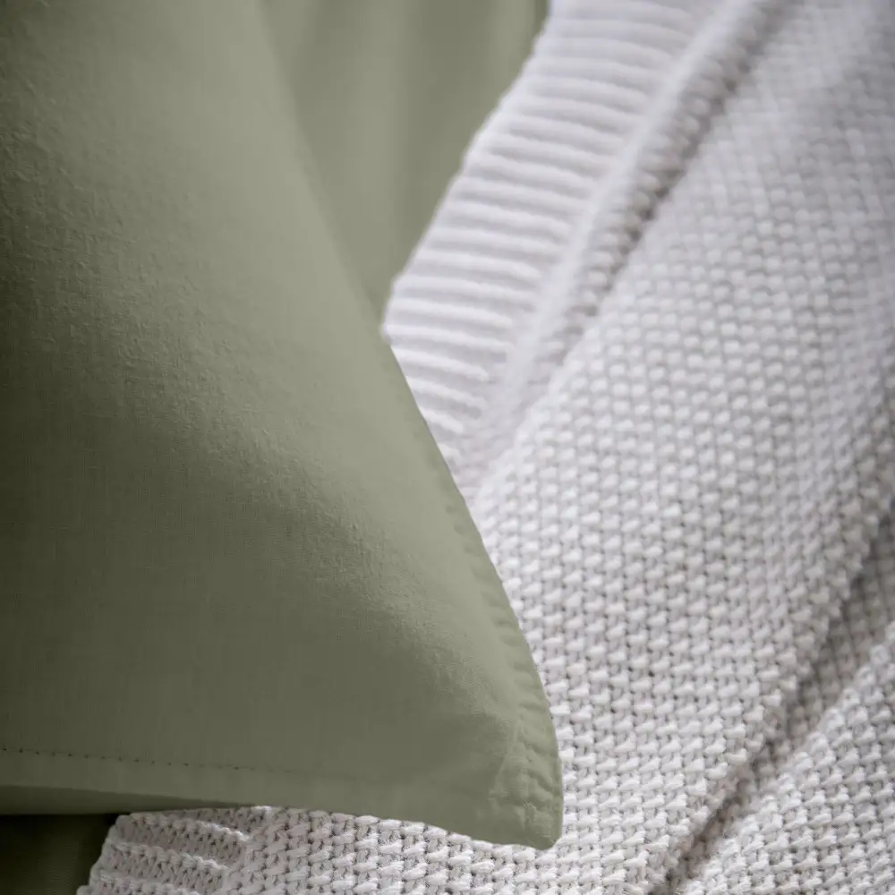 Plain Cotton Duvet Cover Set