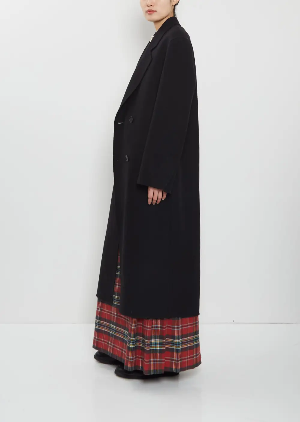 Women's Notch Lapel Double Breasted Coat