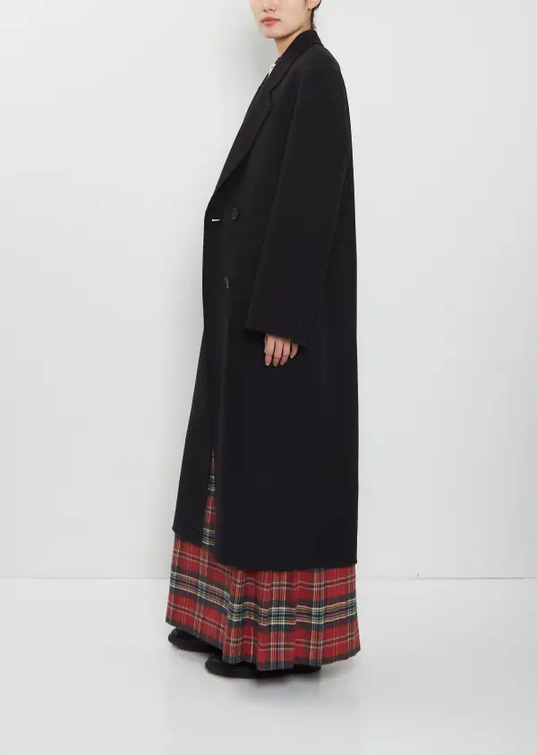 Women's Notch Lapel Double Breasted Coat