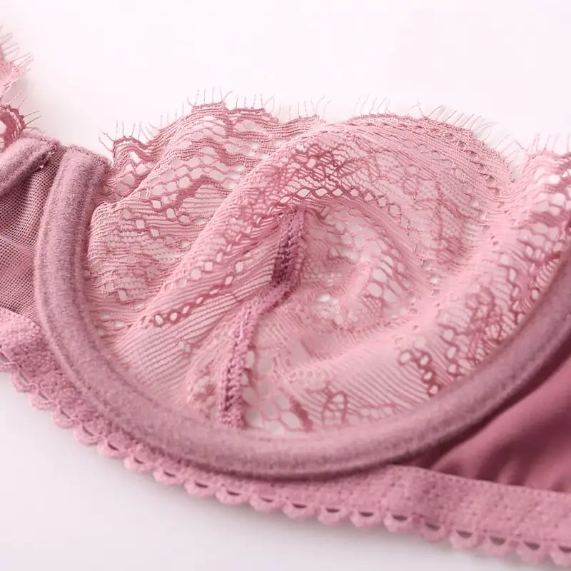 Balconette Lace Thong Lingerie Set
