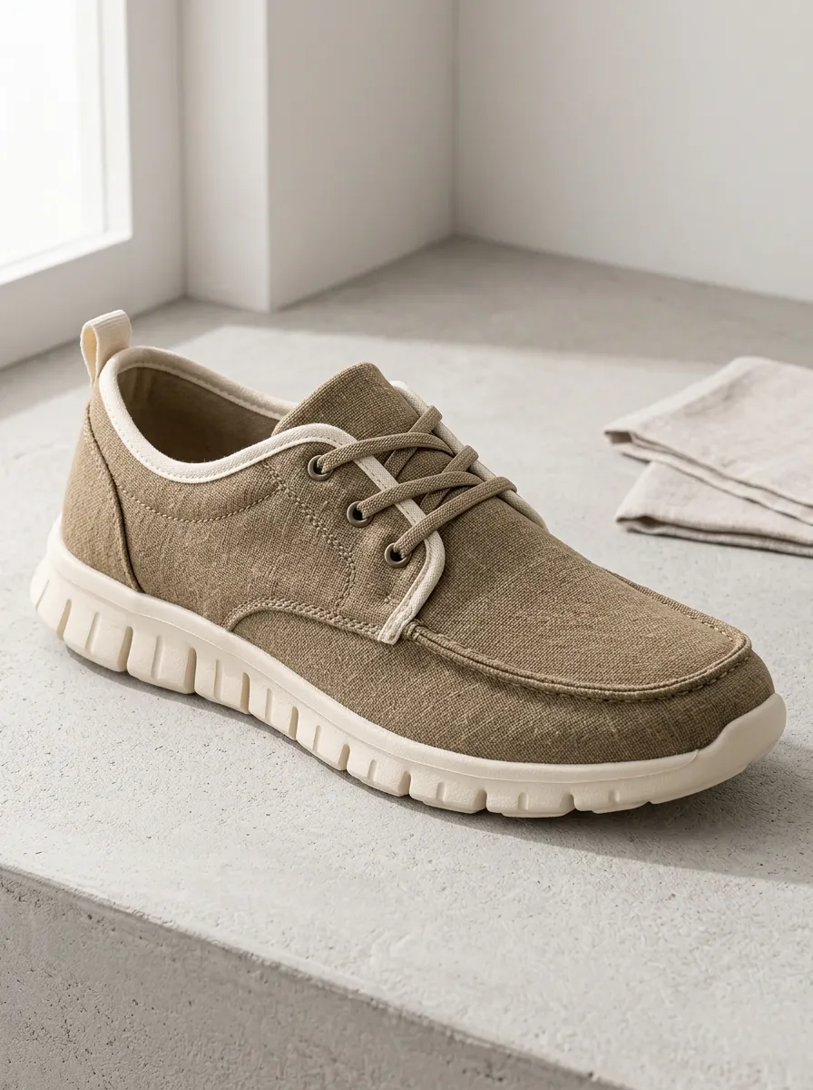 Men's Dynamic Casual Minimalist Elastic Sole Canvas Shoes