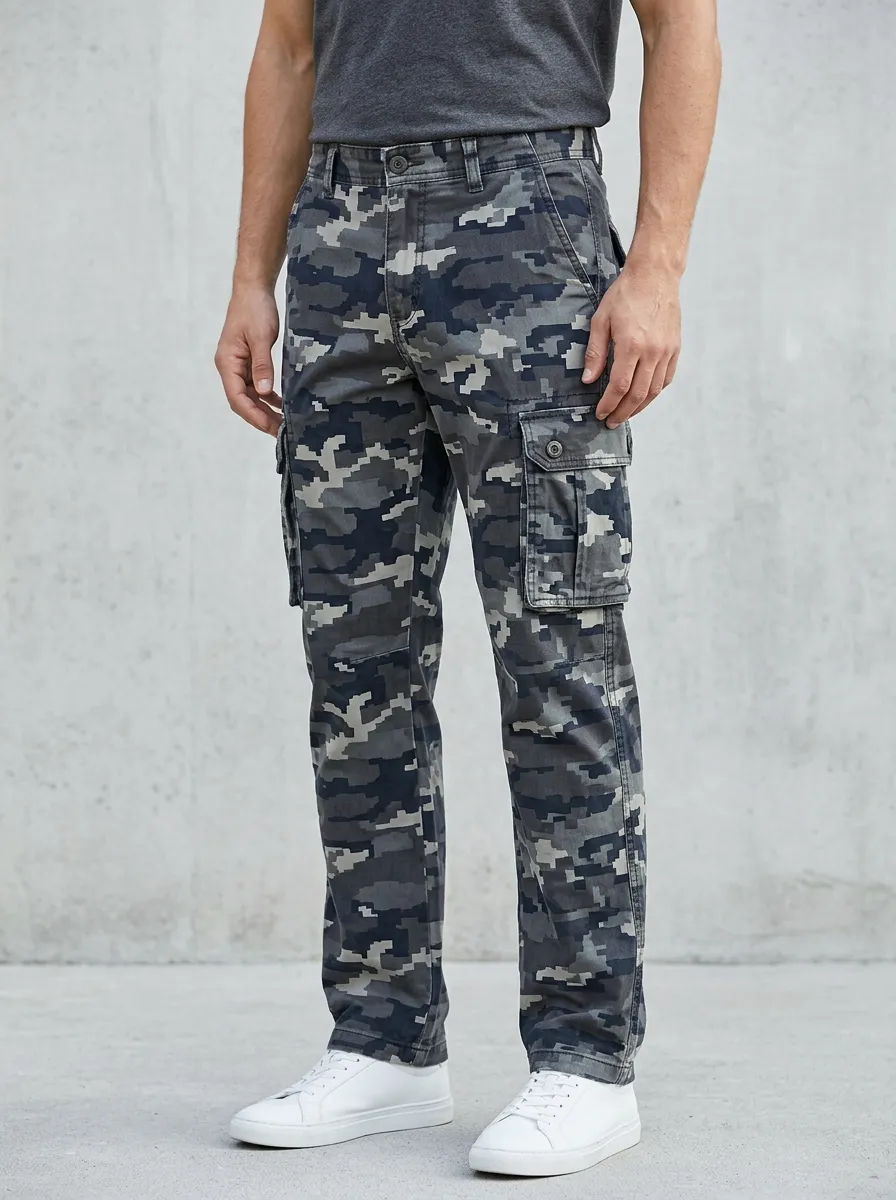 Field-Ready Digital Camo Camouflage Camouflage Cargo Pants