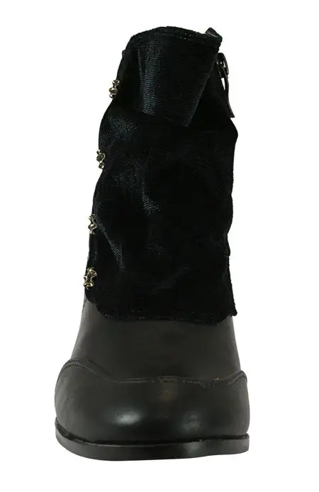 Women's Smart Side Zip Faux Leather Everyday Boots