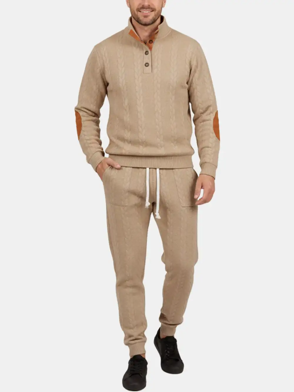 Braided Cable Knit Lounge Set