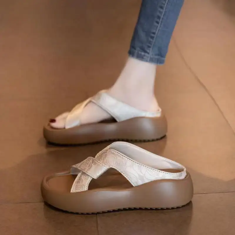 Cushioned Thick Sole Slide Sandals
