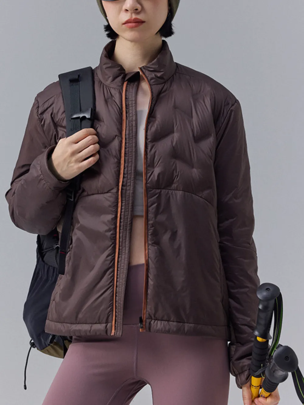 Performance Shell Water Repellent Lightweight Breathable Insulated Outdoor Jacket