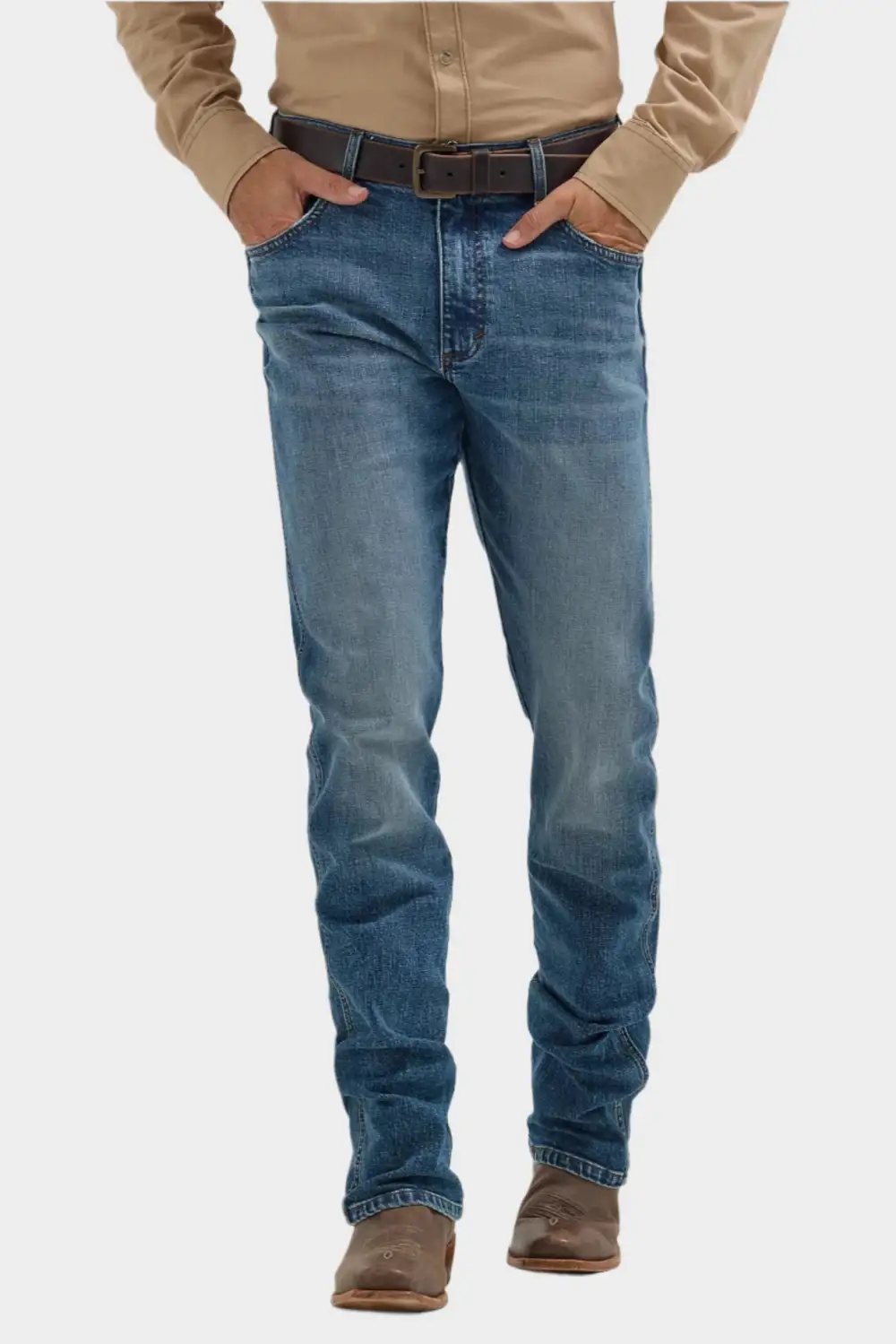 Men's Classic Bootcut Slim Retro Jeans