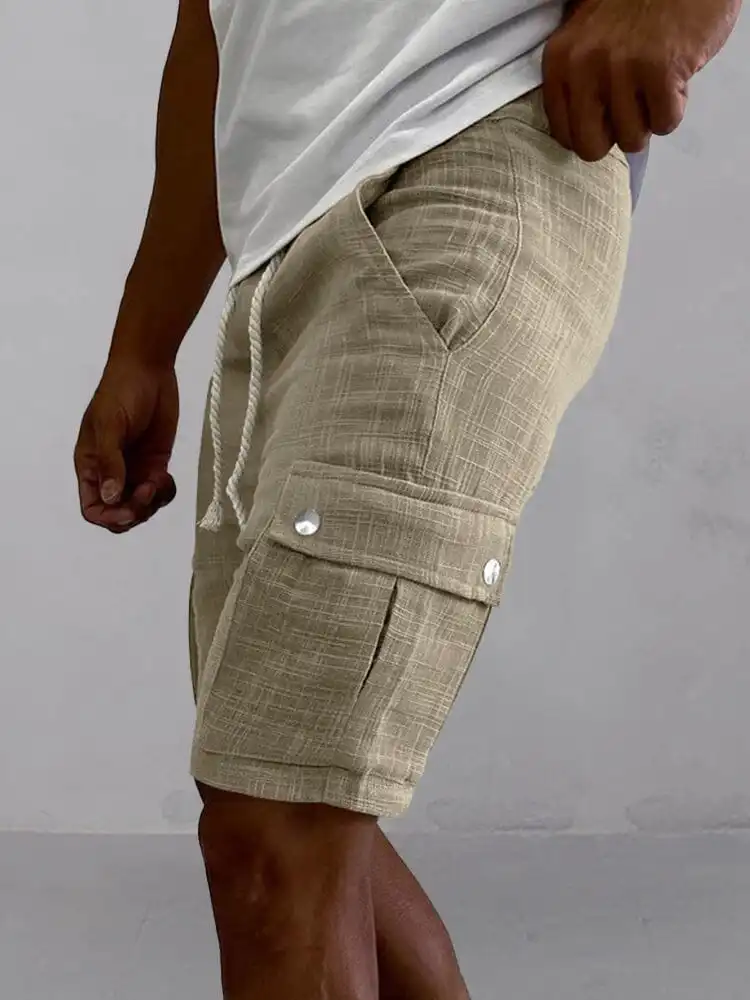 Lightweight Cotton Cargo Shorts