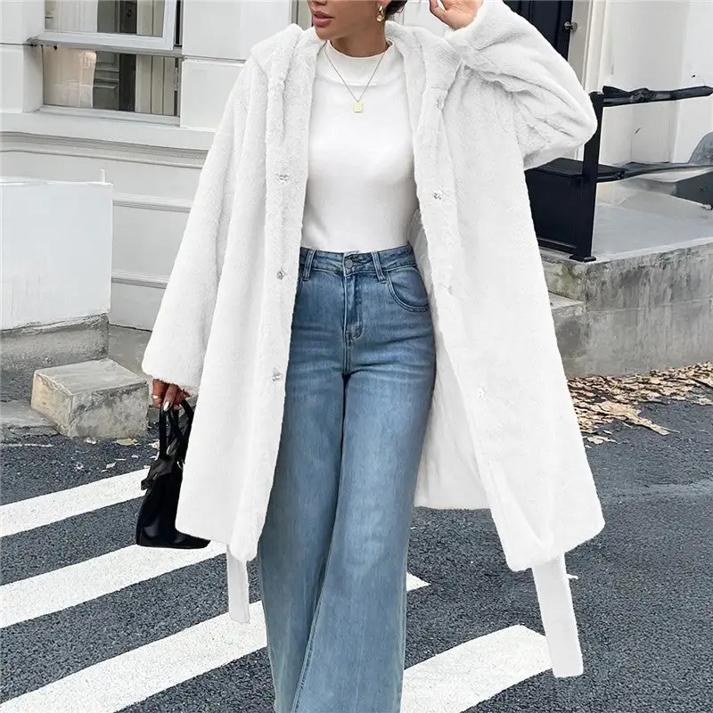 Relaxed Hooded Relaxed Outerwear Coat