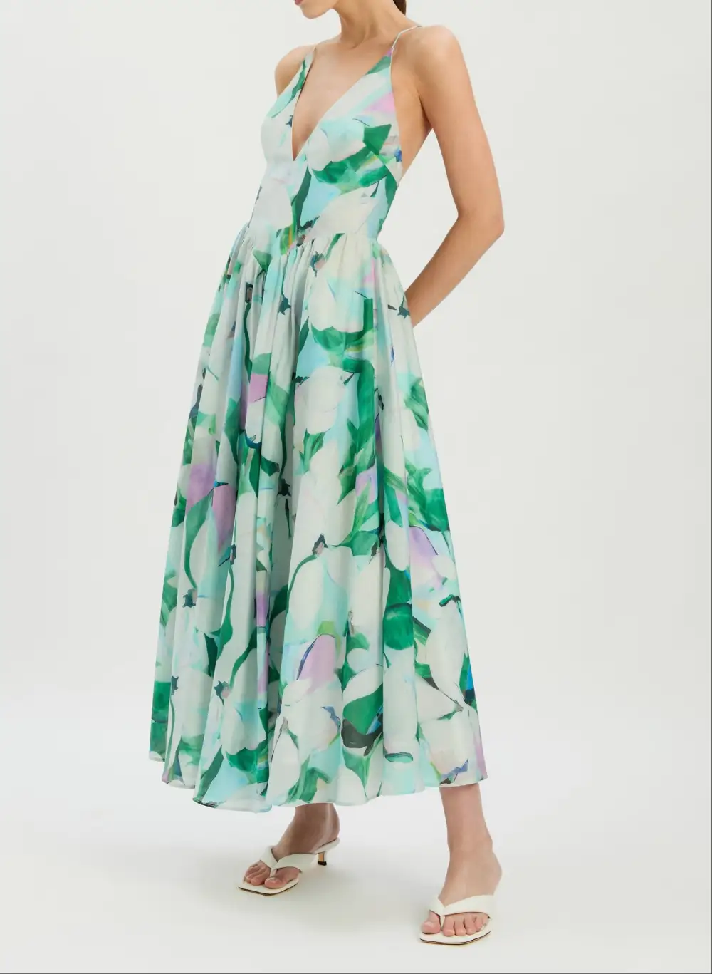 Halter Neck Maxi Easy Fit Dress