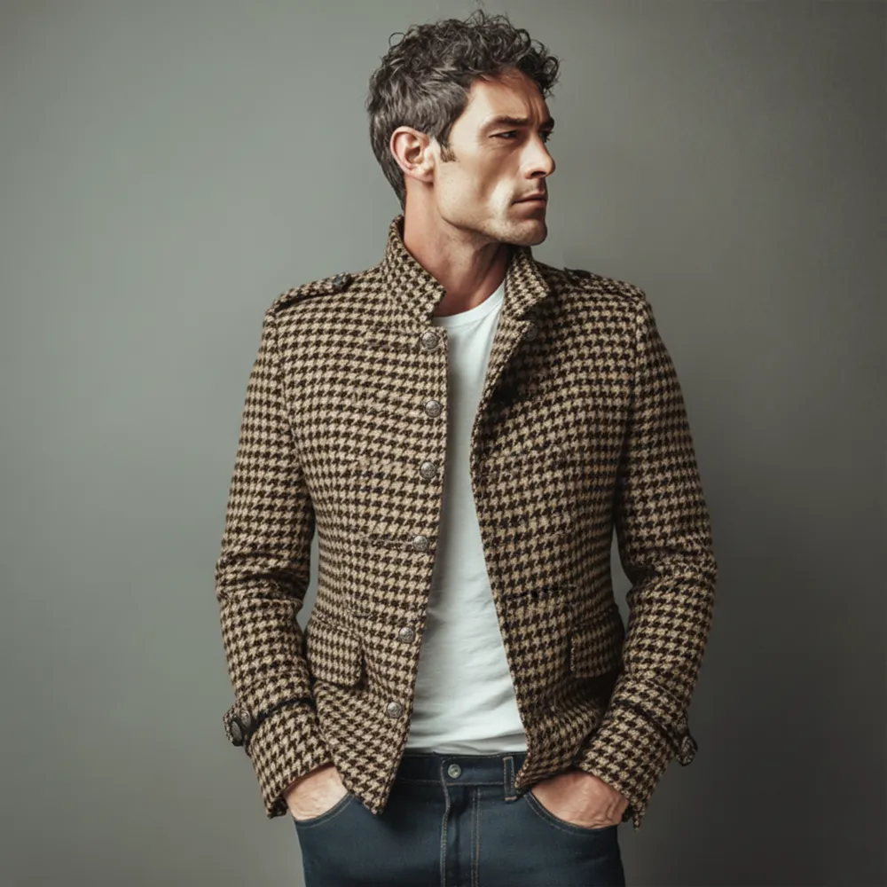 Wool Button Jacket