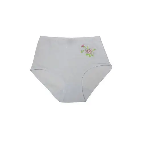 Flower Embroidery Cotton Panty