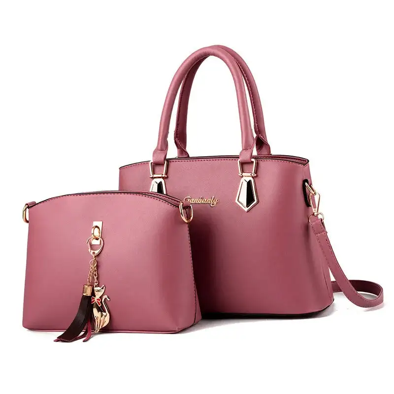 Everyday Elegance: Casual Satchel And Crossbody Bag Set