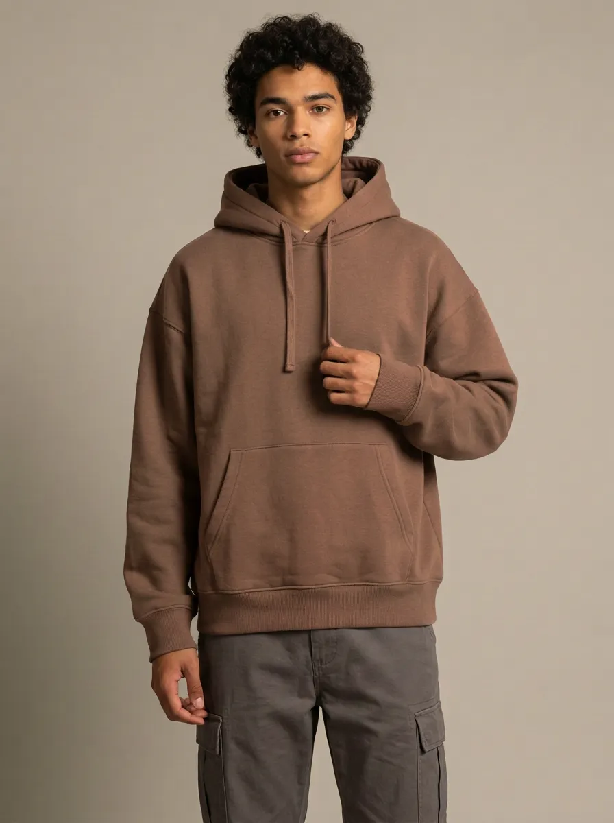 Unisex Pullover Clean Style Hoodie