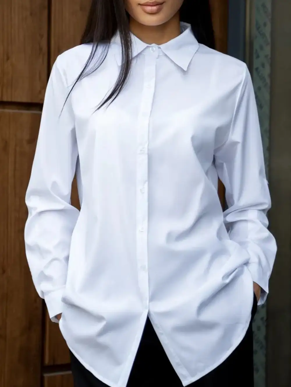 Polo Button Blouse
