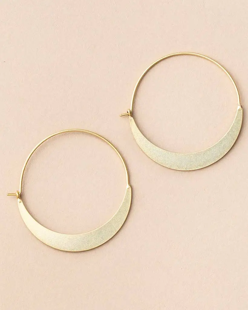 Wire Statement Hoop Earrings