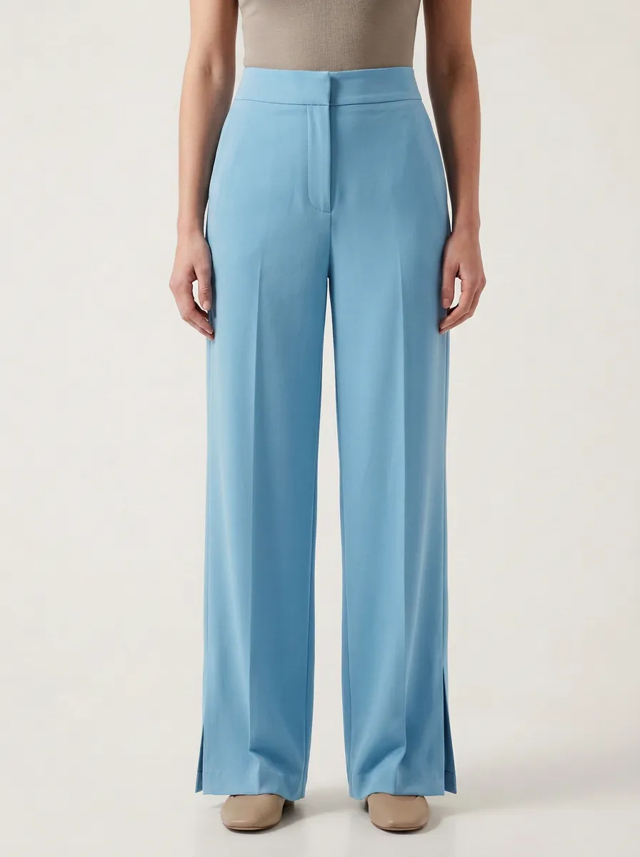 Easygoing High Rise Wide Leg Pants