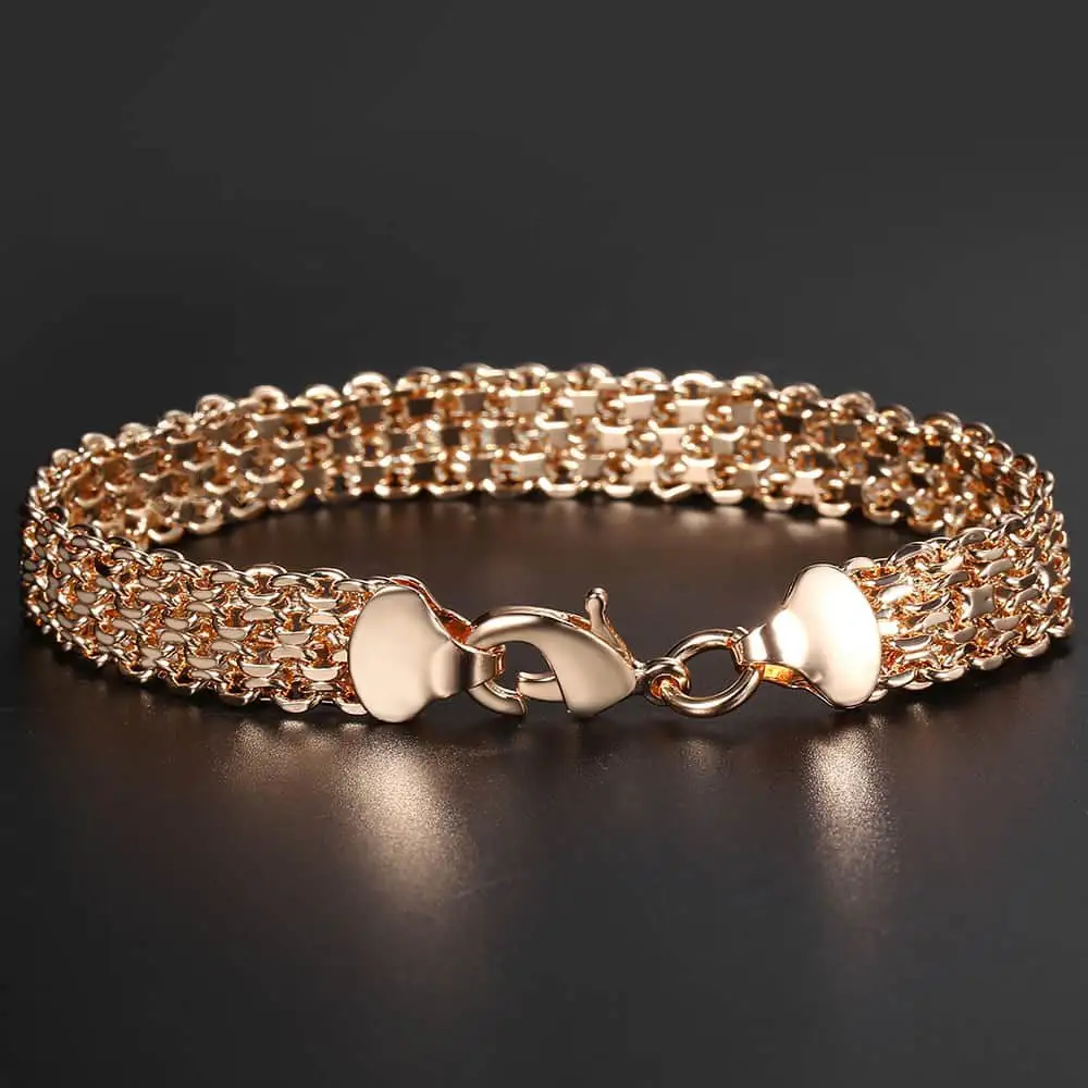 Multi Layer Rolo Chain Bracelet
