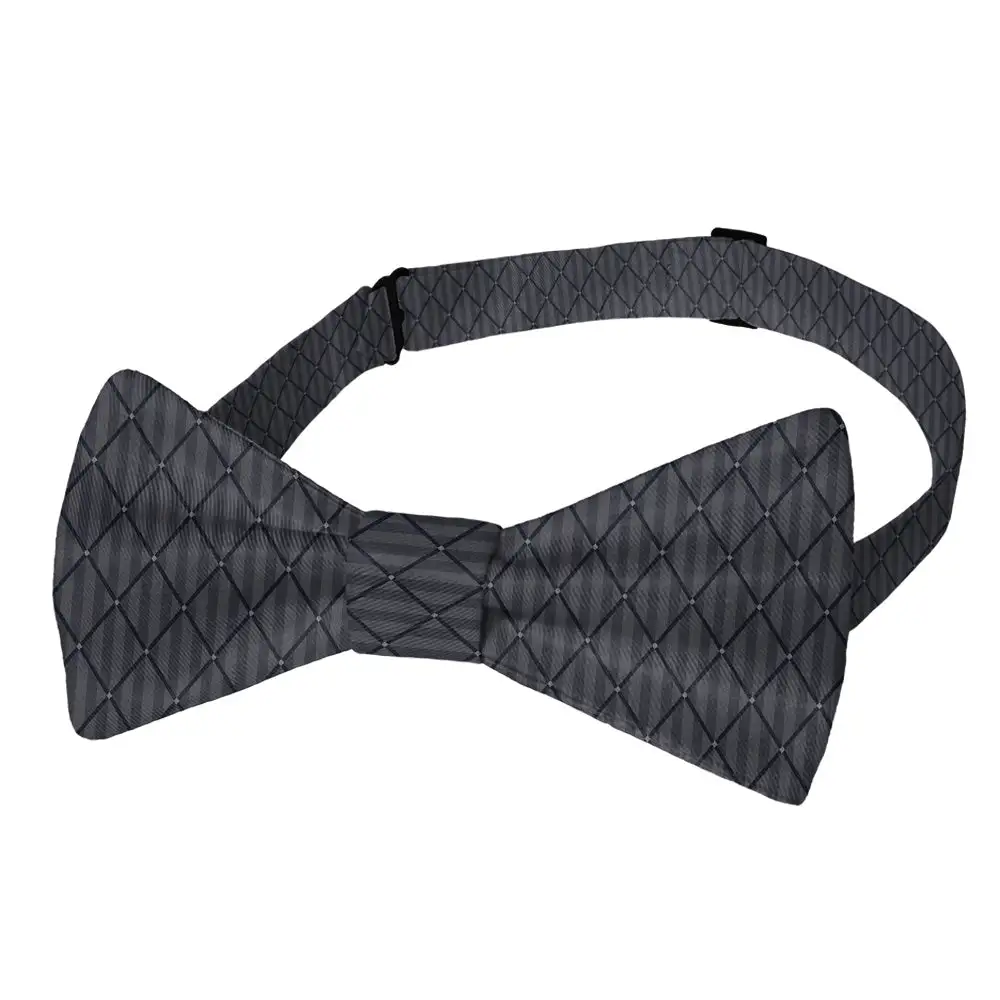 Diamond Lattice Motif Bow Tie