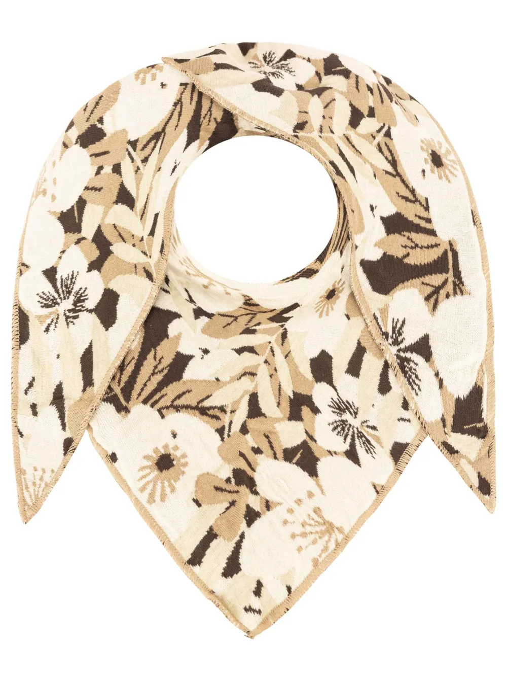 Plush Cotton Wool Heart Pattern Fashion Scarf
